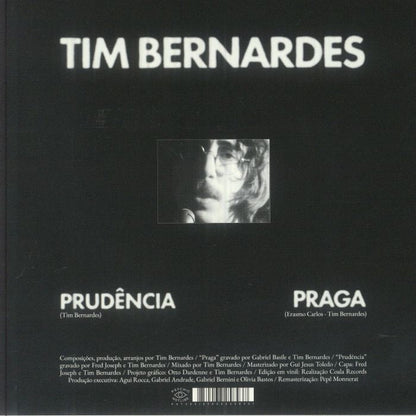 Tim Bernardes – Prudência - Praga (7", Psychic Hotline, 2025) back cover