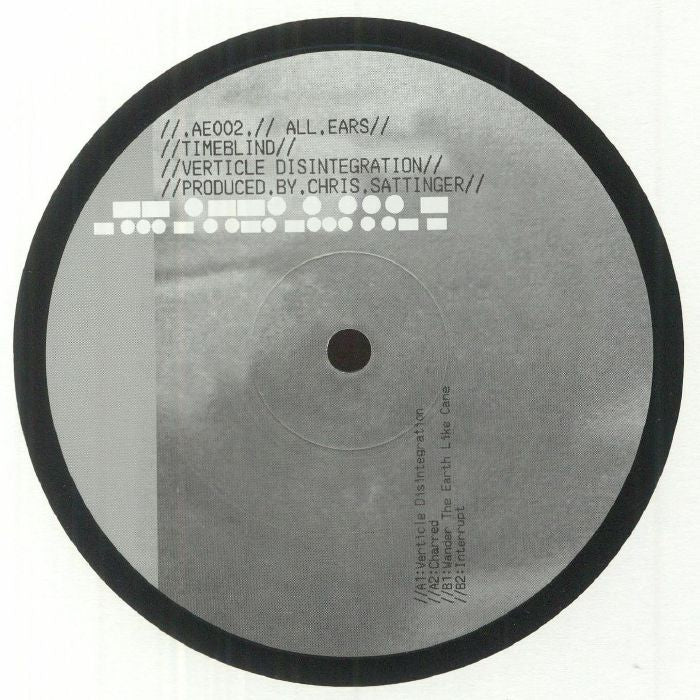 Timeblind – Verticle Disintegration  (12", All Ears, 2023) Front Cover