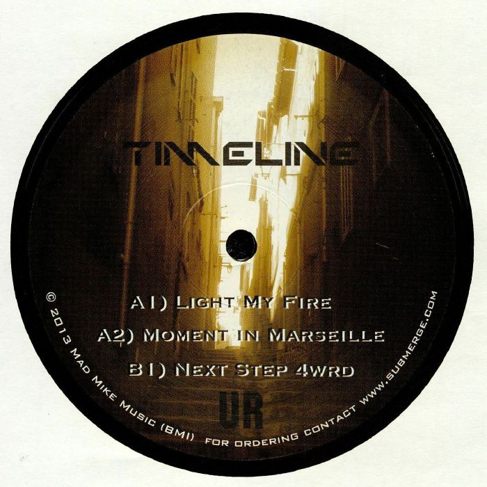 Timeline – The Conscious Dream EP (12", Underground Resistance, 2014) Back Cover