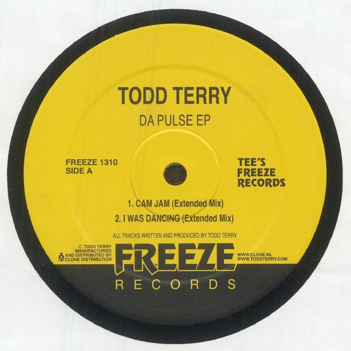 Todd Terry – Da Pulse EP (12", Freeze Records, 2026) Front Cover