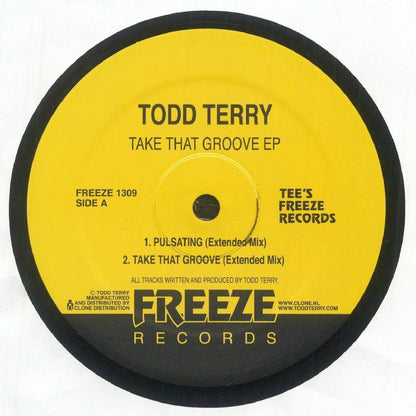 Todd Terry – Take That Groove EP (12", Freeze Records, 2026) Front Cover