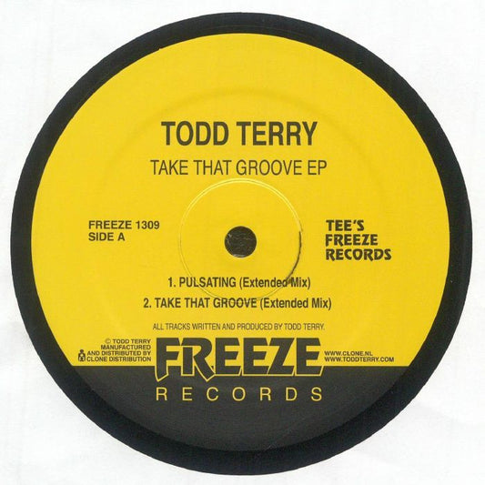 Todd Terry – Take That Groove EP (12", Freeze Records, 2026) Front Cover