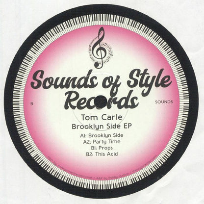 Tom Carle – Brooklyn Side EP (12", Sounds of Style Records, 0) Back Cover