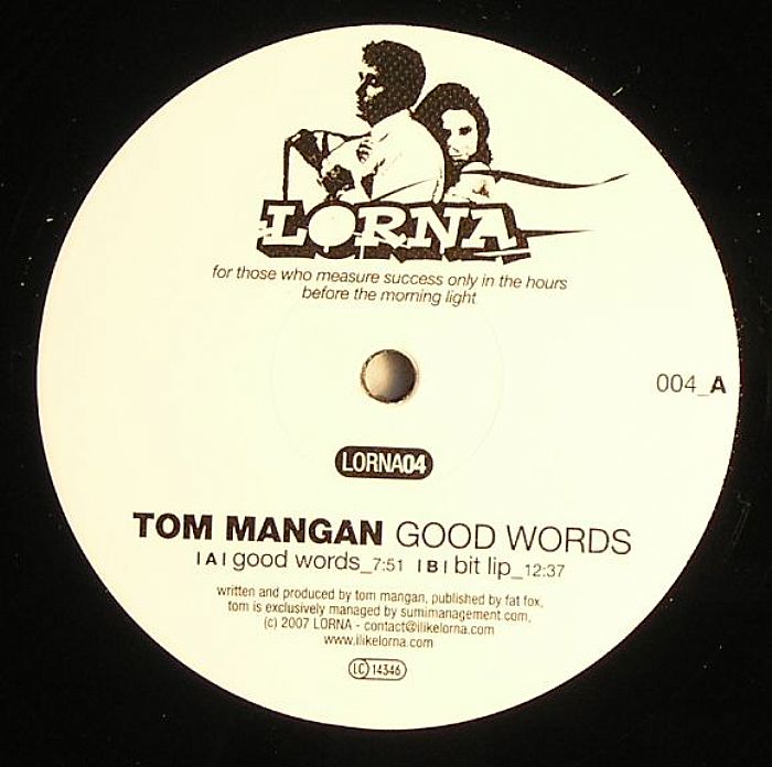 Tom Mangan – Good Words (12", Lorna, 2007) Front Cover