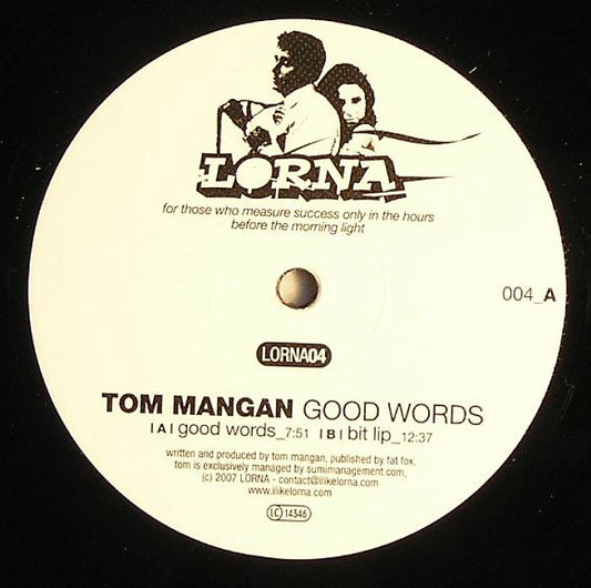 Tom Mangan – Good Words (12", Lorna, 2007) Front Cover