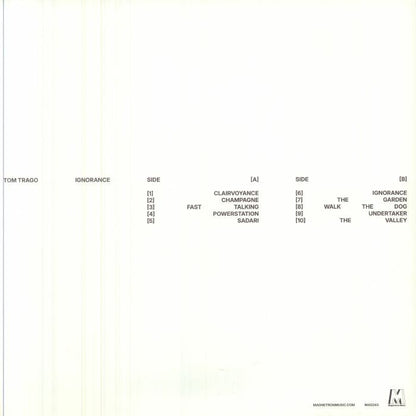 Tom Trago – Ignorance (LP, Magnetron Music, 2026) Back Cover