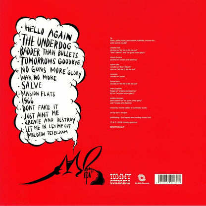 Tommy Guerrero – From The Soil To The Soul (LP, 180g, Be With Records, 2019) Back Cover