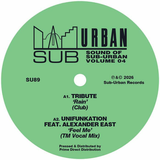 Tommy Musto / Kenny Dope / Mike Delgado / Matthias Heilbronn – The Sound Of Sub Urban Volume 4 (12", Suburban, 2026) Front Cover