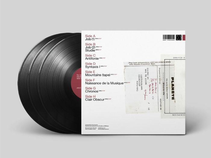 Ton de Leeuw – The Electronic Works (4xLP, Moving Furniture Records, 2026) Back Cover