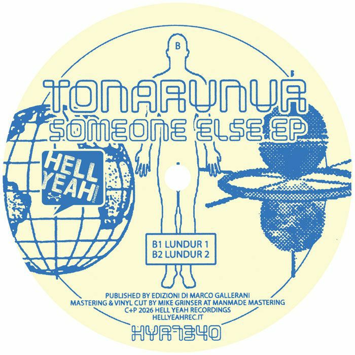 Tonarunur – Someone Else EP (12", Hell Yeah, 2026) Back Cover