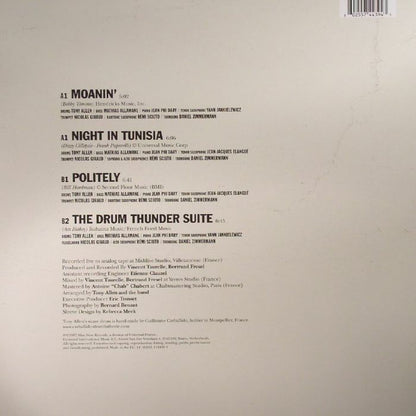 Tony Allen – A Tribute To Art Blakey And The Jazz Messengers (10", Blue Note, 2017) Back Cover