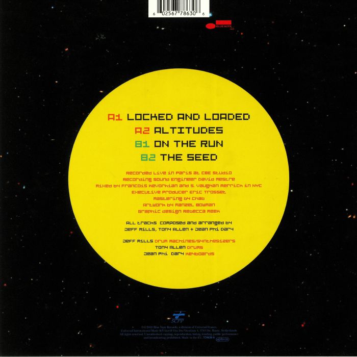 Tony Allen , Jeff Mills – Tomorrow Comes The Harvest (10", Blue Note Lab, 2018) Back Cover