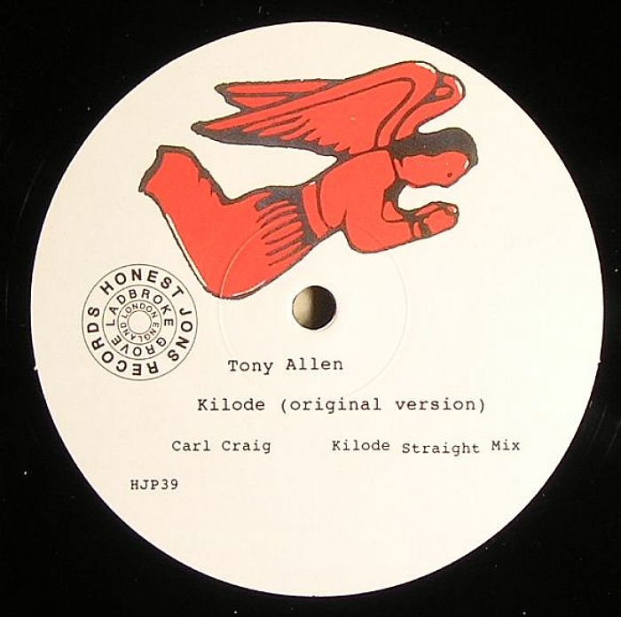 Tony Allen – Kilode (12", Honest Jon's Records, 2007) Back Cover