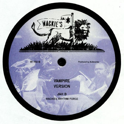 Tony Jackson / Jah B – Mother I Love You / Vampire  (12", Wackie's, 2025) back cover