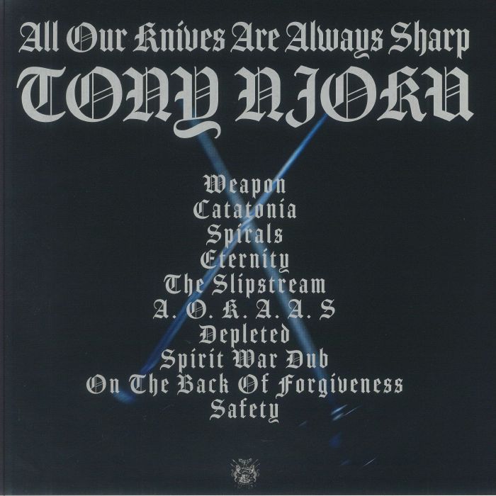 Tony Njoku – All Our Knives Are Always Sharp (LP, Limited Coloured Blue, Not On Label (Tony Njoku Self-released), 2025) Back Cover