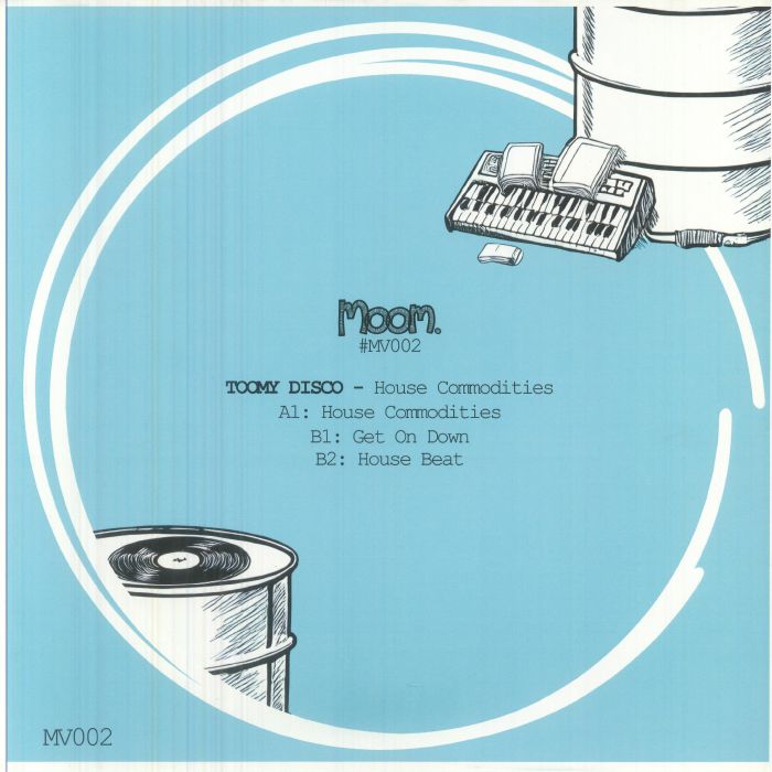 Toomy Disco – House Commodities (12", Moom Sound, 2026) Back Cover