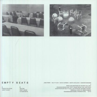 Tops – Empty Seats (reissue) (12", 'frostbite', Ghostly International, 2026) Back Cover