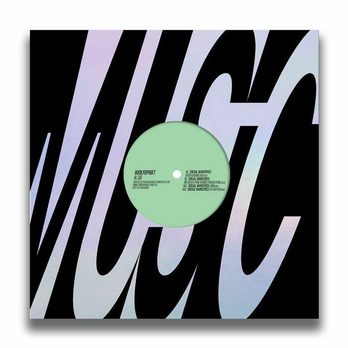 Toronto Hustle / Sean Roman – Social Narcotics (12", Wolf Music Recordings, 2026) Back Cover