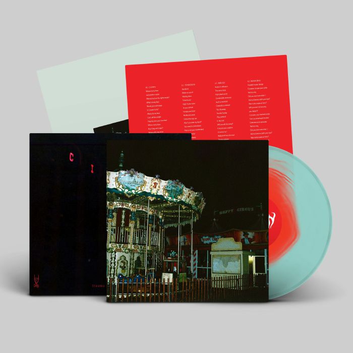 Trauma Ray – Carnival EP (LP, Cloudy Red Ep, Dais, 2026) Front Cover