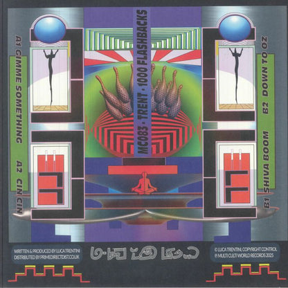 Trent – 1000 Flashbacks (12", Multi Culti, 2025) back cover