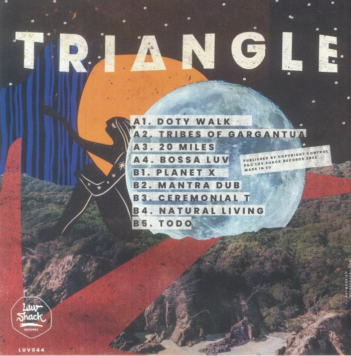 Triangle – Amor Fati (LP, Luv Shack Records, 2023) Back Cover