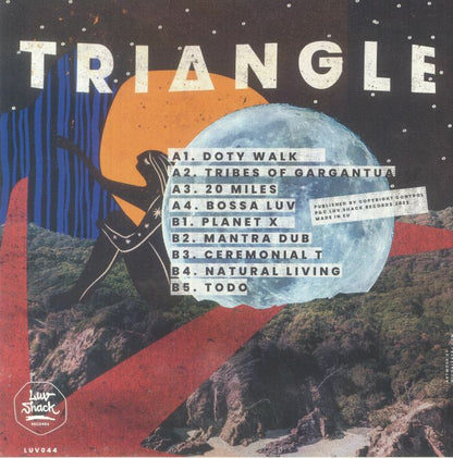 Triangle – Amor Fati (LP, Luv Shack Records, 2023) Back Cover
