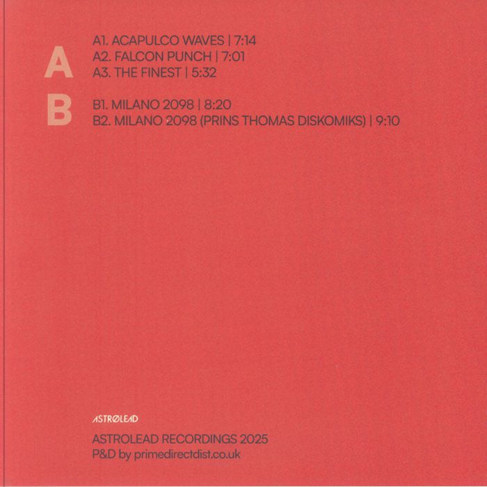 Trip Tease Alain Vice – Sex Having Disco (12", Astrolead Recordings, 2025) Back Cover