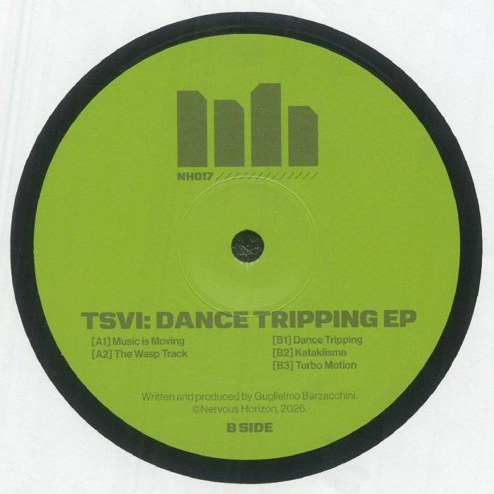 Tsvi – Dance Tripping (12", Nervous Horizon, 2026) Back Cover