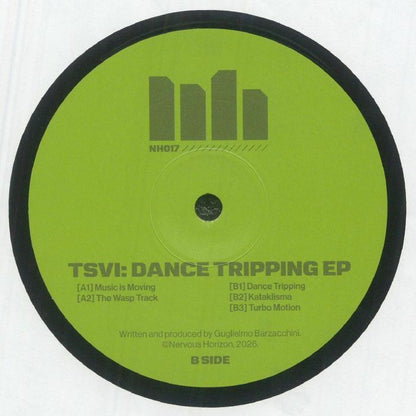 Tsvi – Dance Tripping (12", Nervous Horizon, 2026) Back Cover
