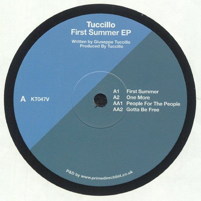 Tuccillo – First Summer EP (12", Kaoz Theory, 2025) front cover