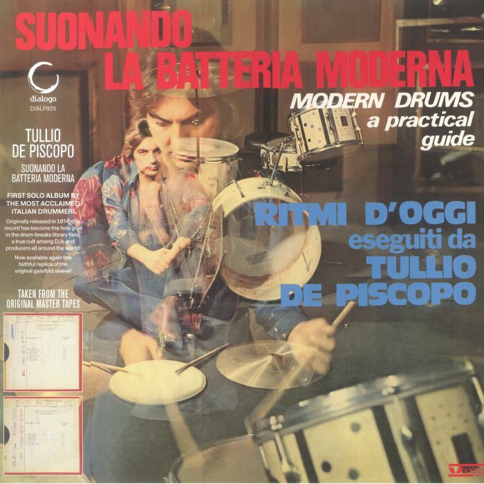 Tullio De Piscopo – Suonando La Batteria Moderna (LP, Dialogo, 2022) Front Cover