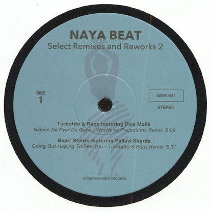 Turbotito / BOYS' Shorts / Pinky Ann Rihal / Asha Puthli – Naya Beat Select Remixes & Reworks 2 (12", Naya Beat, 2026) Front Cover