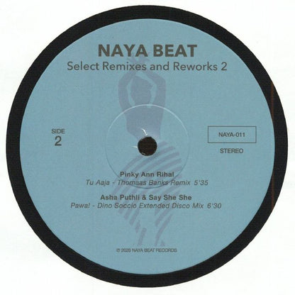 Turbotito / BOYS' Shorts / Pinky Ann Rihal / Asha Puthli – Naya Beat Select Remixes & Reworks 2 (12", Naya Beat, 2026) Back Cover