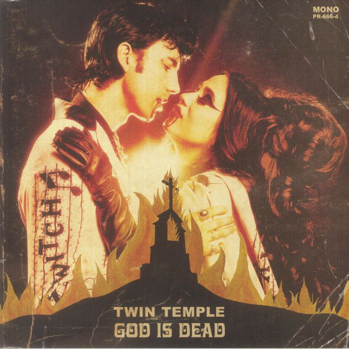Twin Temple – God Is Dead (LP, Translucent Pink, Pentagrammaton Records, 2026) Front Cover