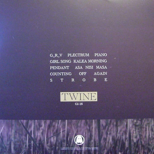Twine – Twine (2xLP, Ghostly International, 2003) Back Cover
