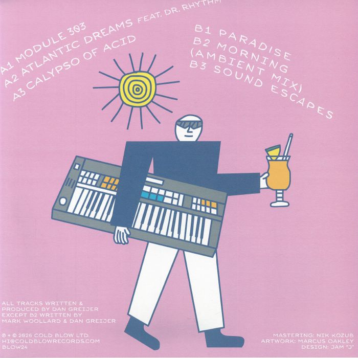 Type-303 – Enigmatic Dreams (12", Cold Blow, 2026) Back Cover