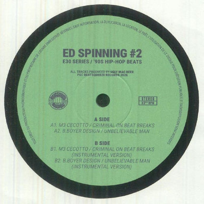 Ugly Mac Beer – Ed Spinning #2 (7", Beatsqueeze, 2026) Front Cover