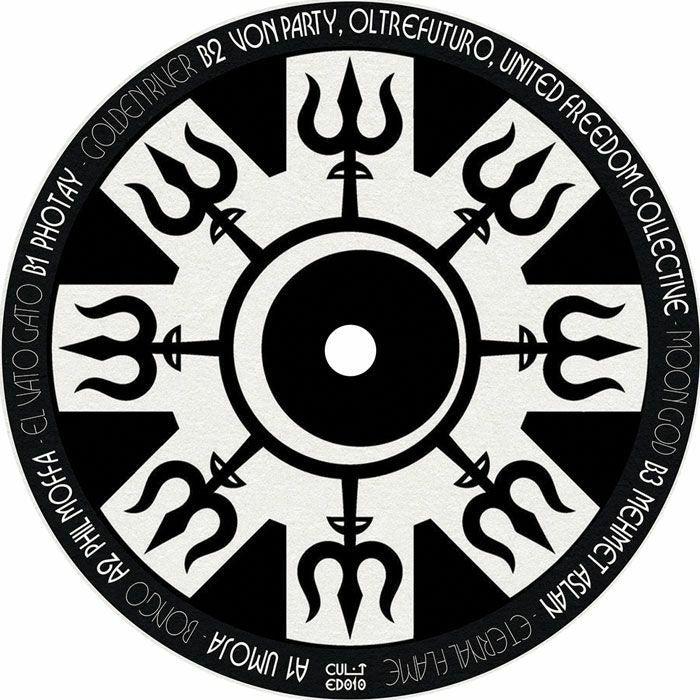 Umoja / Phil Moffa / Photay / Von Party / Oltrefuturo / United Freedom Collective / Mehmet Aslan – Cult Edits 010 (12", Culted, 2026) Back Cover