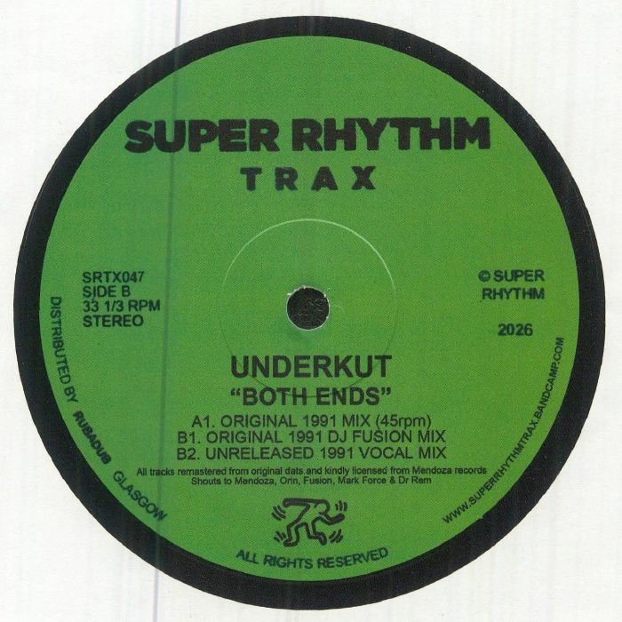 Underkut – Both Ends (12", Super Rhythm Trax, 2026) Back Cover