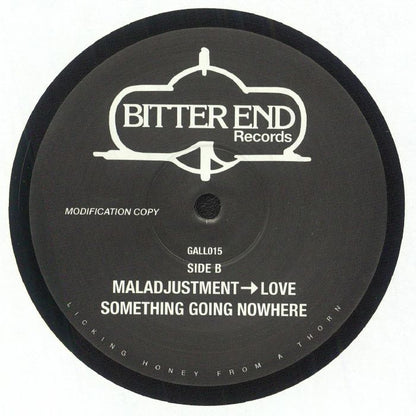 Unknown Artist – Adjustment->Love (12", Bitter End Records, 2025) back cover
