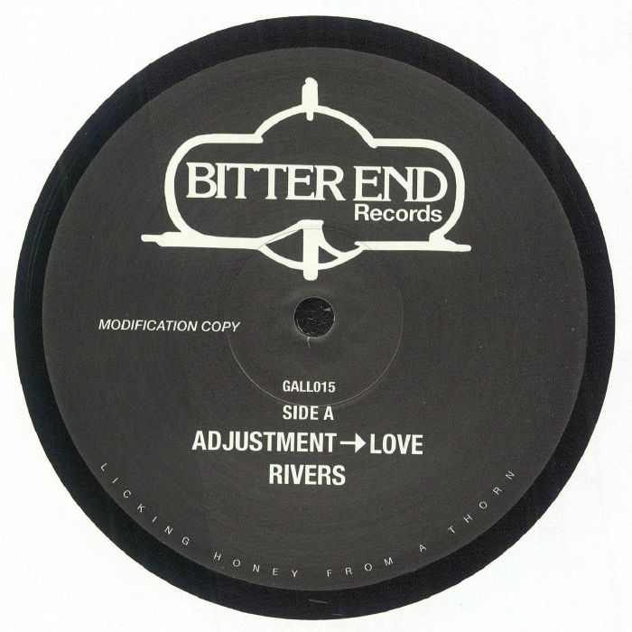 Unknown Artist – Adjustment->Love (12", Bitter End Records, 2025) front cover