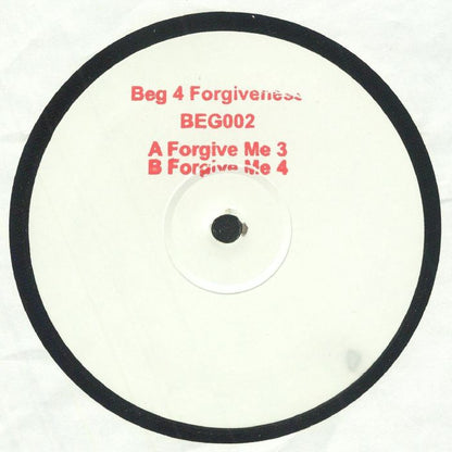 Unknown Artist – Beg Edits Volume 2 (12", Beg 4 Forgiveness, 2025) front cover
