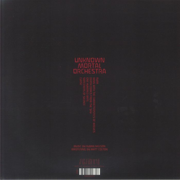 Unknown Mortal Orchestra – Curse (LP, Jagjaguwar, 2025) back cover