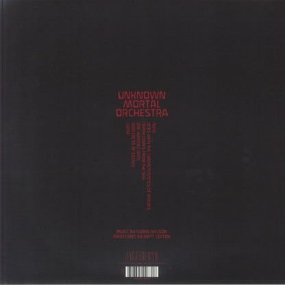 Unknown Mortal Orchestra – Curse (LP, Jagjaguwar, 2025) back cover