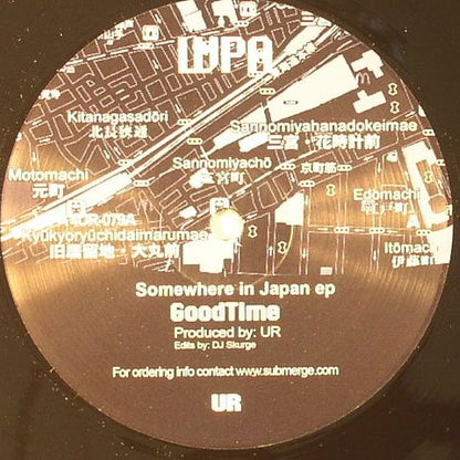 UR – Somewhere In Japan EP (12", Underground Resistance, 2010) Front Cover