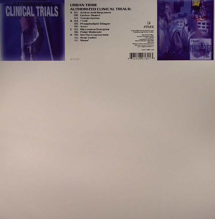 Urban Tribe – Authorized Clinical Trials (2x12", Rephlex, 2006) Front Cover