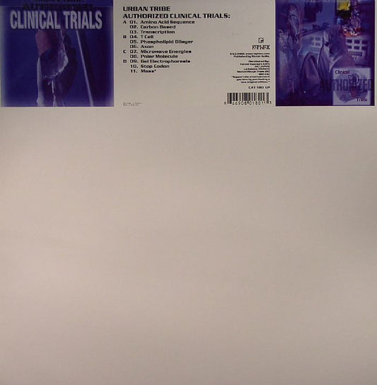 Urban Tribe – Authorized Clinical Trials (2x12", Rephlex, 2006) Front Cover