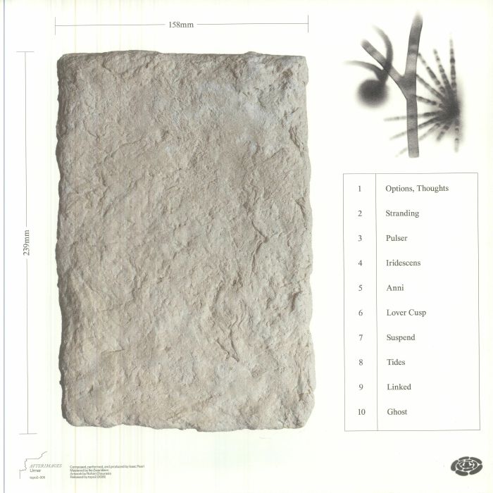 Urner – Afterimages (LP, topo2, 2026) Back Cover