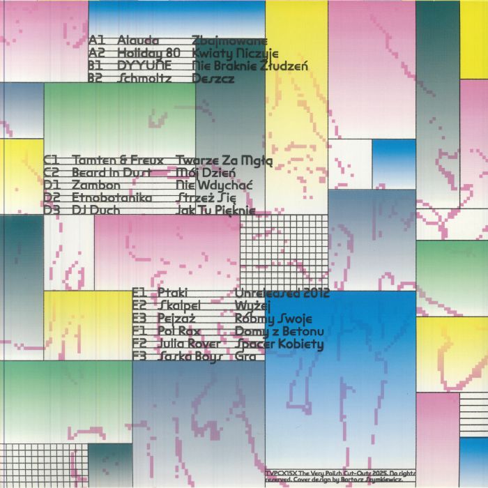 Various – 15 (3xLP, The Very Polish Cut-Outs, 2025) Back Cover