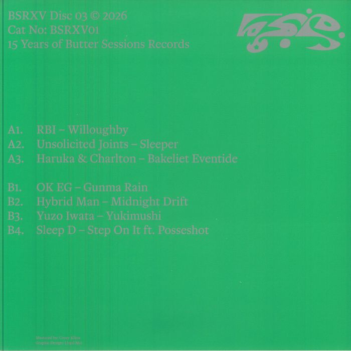 Various – 15 Years Of Butter Sessions Records (Disc 03) (LP, Butter Sessions, 2026) Back Cover